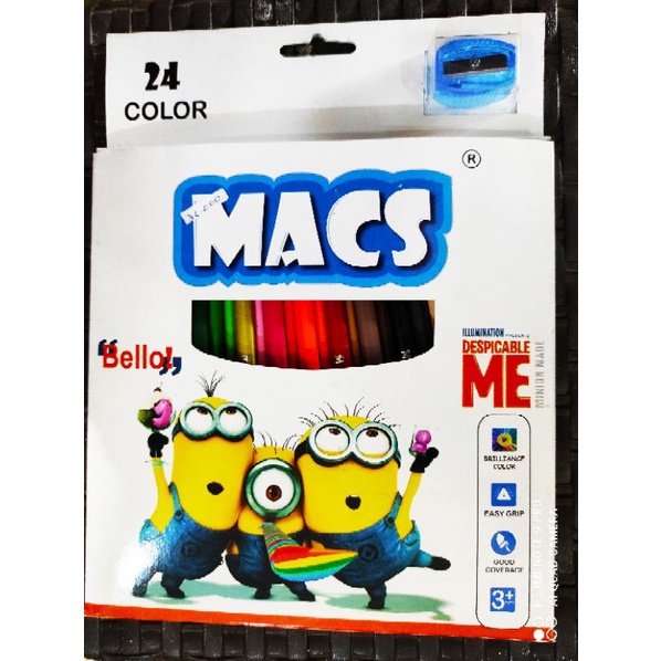 

pensil warna macs 24 warna / macs color pensil 24