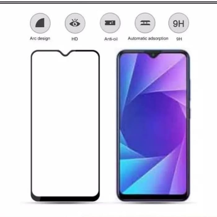 VIVO Y91 Y93 Y95 TEMPERED GLASS FULL COVER 6D 9D 11D SCREEN GUARD