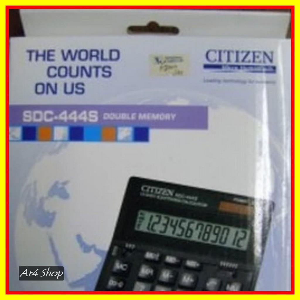 

Calculator - Citizen - Sdc-444S