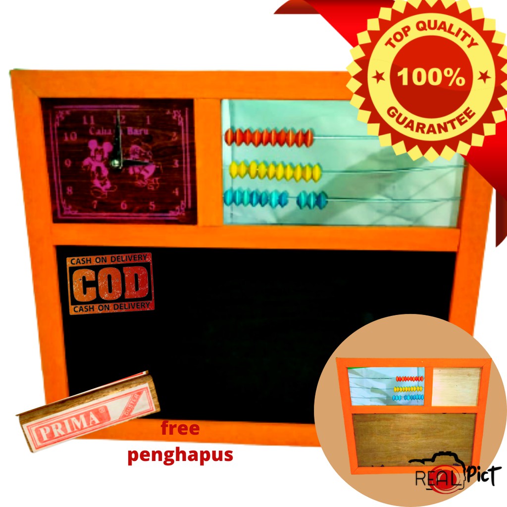 

HARGA PROMO PAPAN TULIS CALKBOARD plus SEMPOA FREE PENGHAPUS