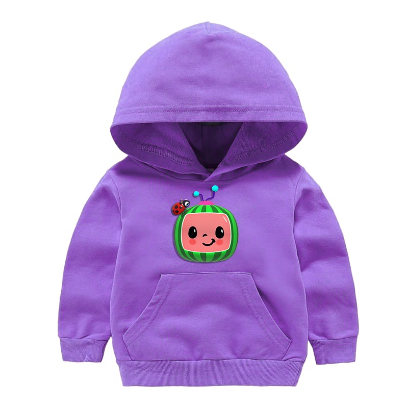Grosir Jaket Murah Anak Cocomelon Logo Hoodie Sweater