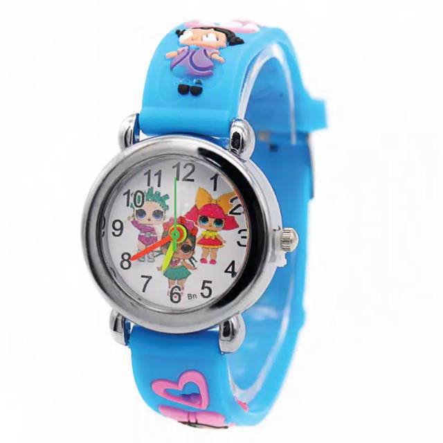 Jam Tangan Anak Anak Timbul Lol Strap Rubber(Dikirim Dari Jakarta)