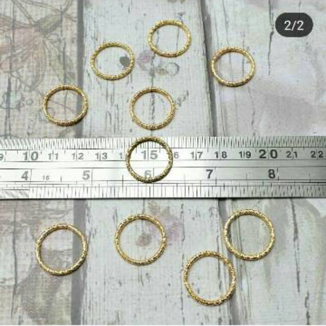 Ring Ulir 2cm harga per 25pcs