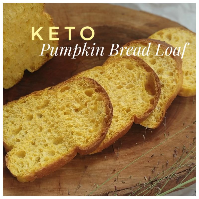 

KETO DEBM DIABETIC FRIENDLY PUMPKIN BREAD LOAF ROTI TAWAR LABU KETO