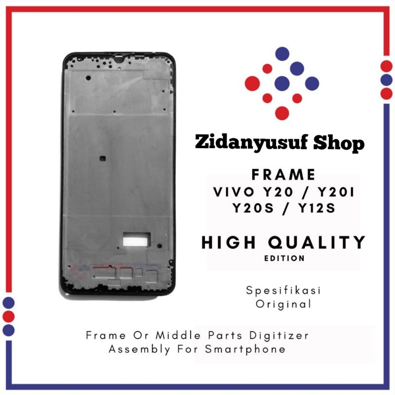 FRAME LCD TULANG LCD VIVO Y20 / Y20S / Y20i / Y12S TATAKAN DUDUKAN LCD ORI