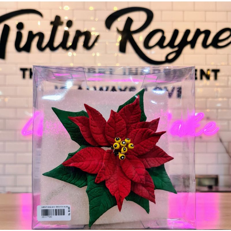 

Gumpaste Bunga Natal Tumpuk Putik Kuning Kembang Gula Karakter