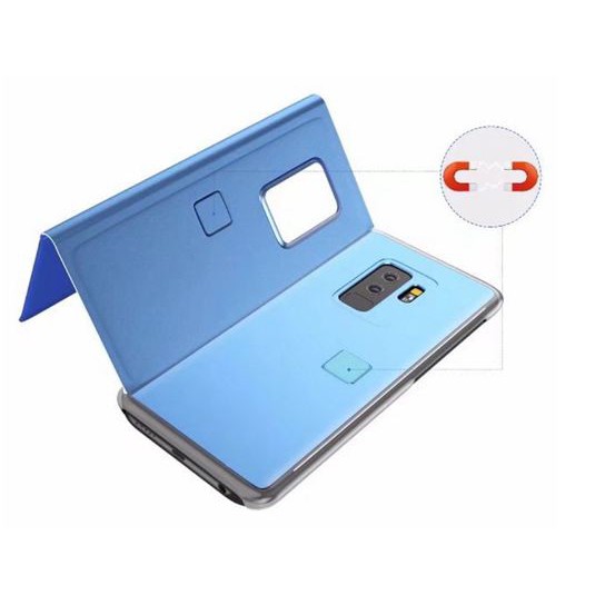 Flip Cover Samsung Galaxy Note 10 Pro / Plus Full View Stand / Clear Cover Stand Flip Mirror