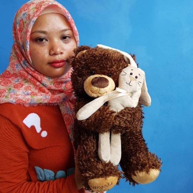 PROMO KEMERDEKAAN Boneka pabrikan beruang dan kelinci STOK TERBATAS