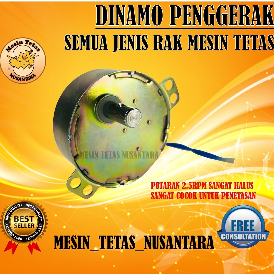 Dinamo Mesin Tetas Ac Dinamo Synchronous 2.5/3RPM