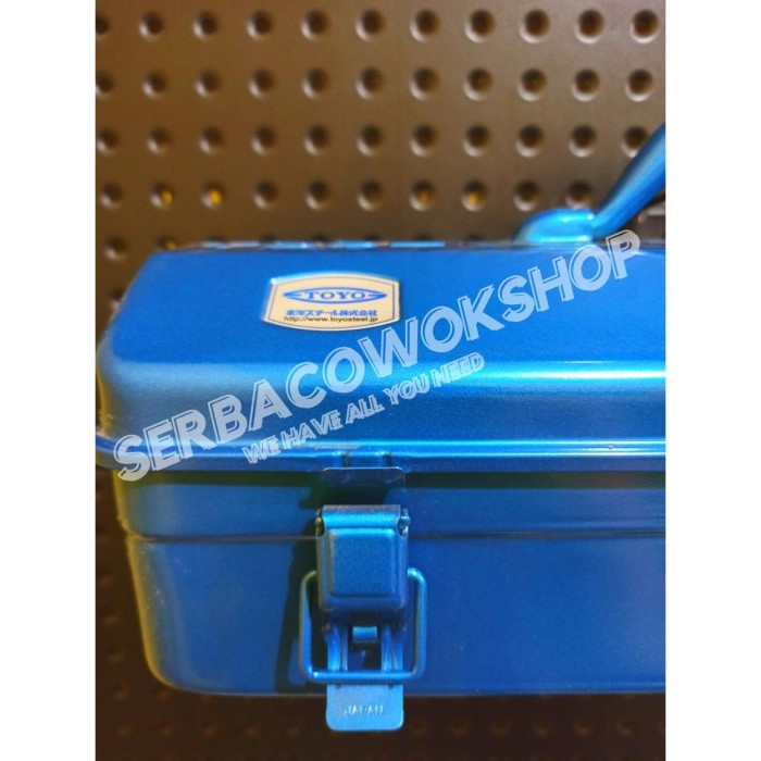 TOYO Y-410 Tool Box Besi 1 Susun Ori Japan Toolbox Besi 41x15x12 cm