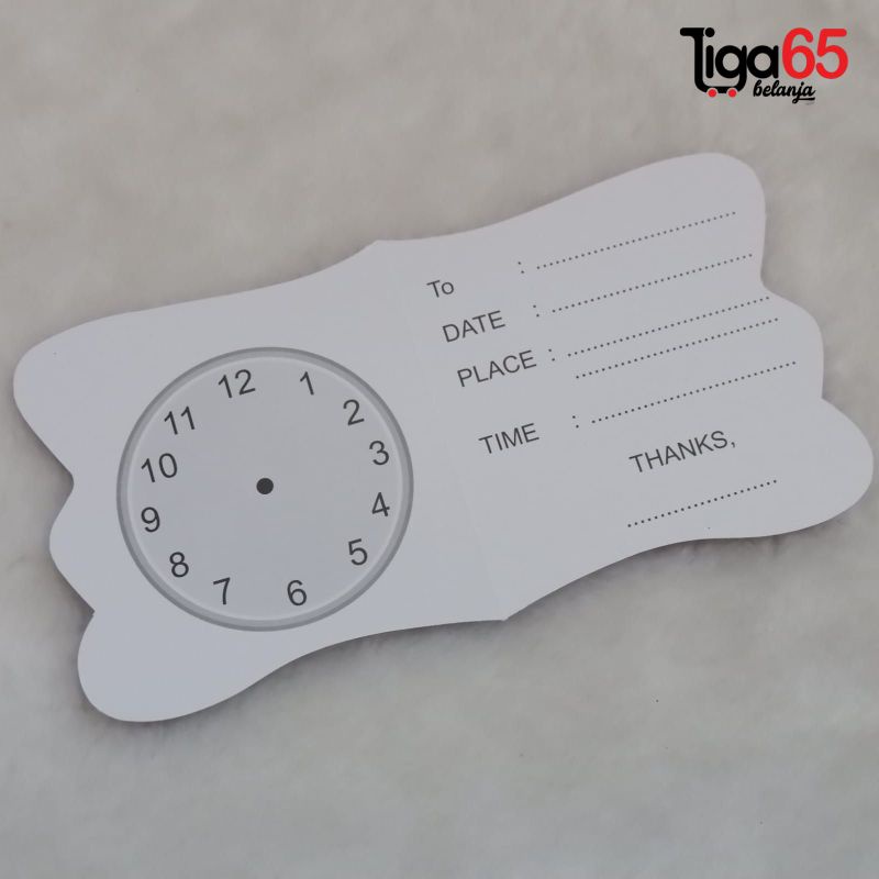 365 Kartu Undangan Anak Invitation Card Karakter Fancy / KARTU UNDANGAN FANCY (30 LBR / PCS)