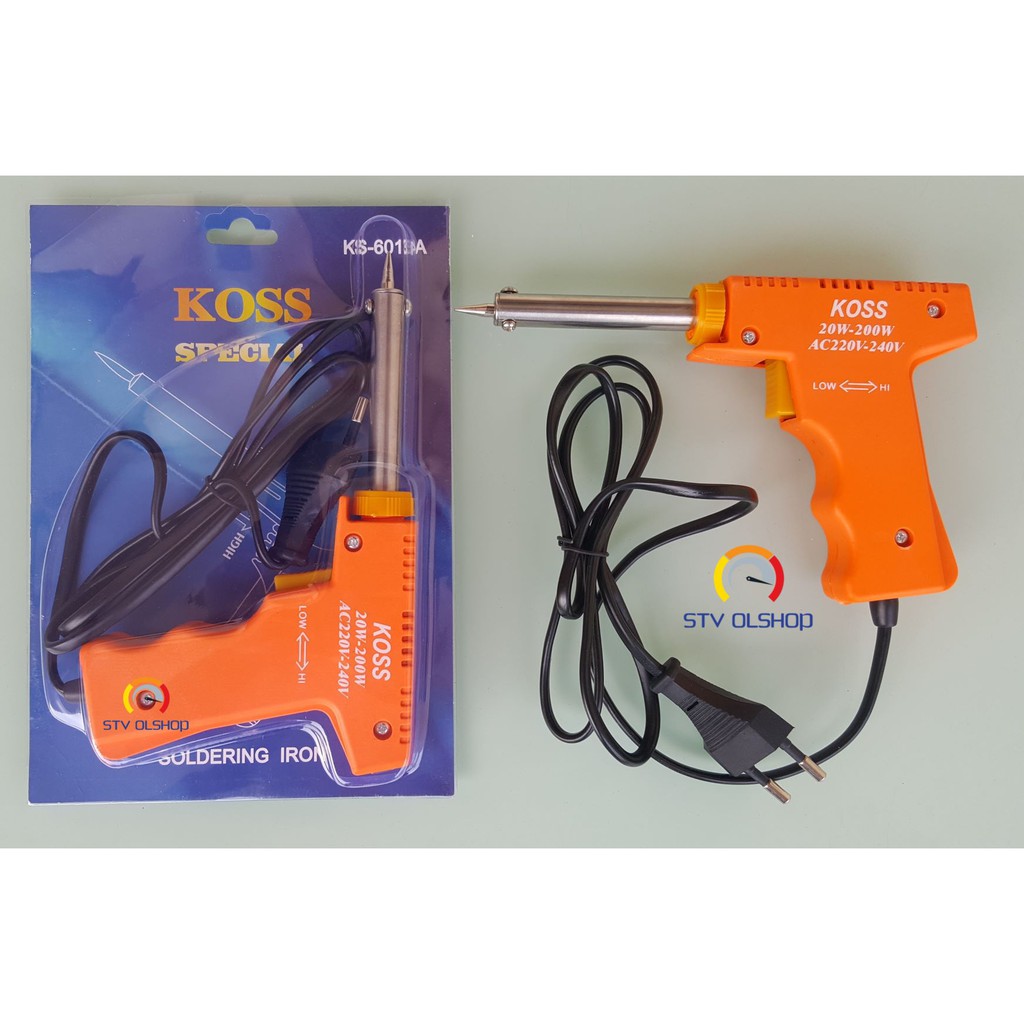 Solder Gun / Solder Pistol / Solder Tembak Koss 20-200W