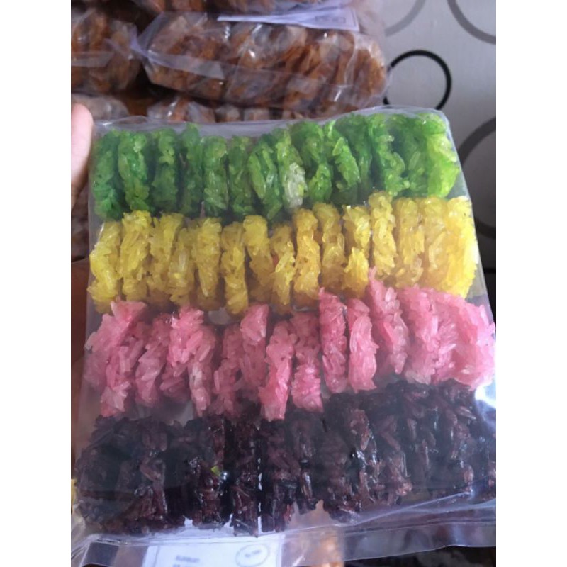 

rengginang lucu warna warni