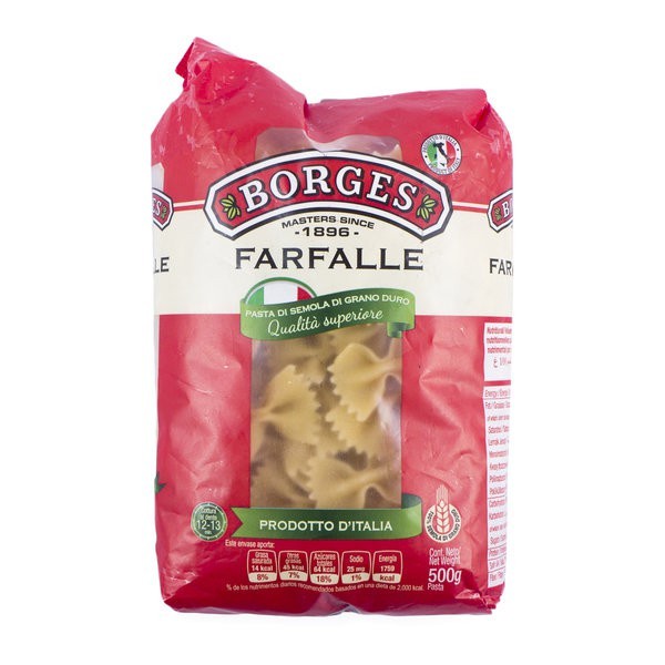 

Borges Pasta Farfalle 500Gr