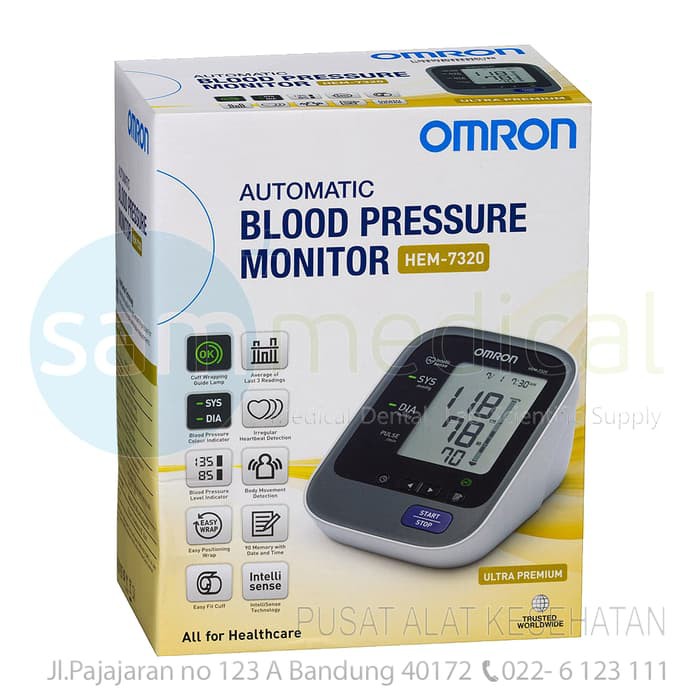 Promo Alkes - OMRON Tensimeter Digital Hem 7320 Blood Pressure Monitor