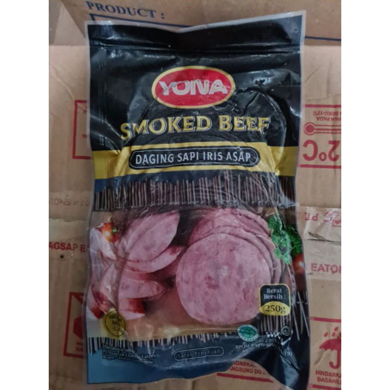 

Yona Smoked Beef (Daging sapi iris asap) 500 gram