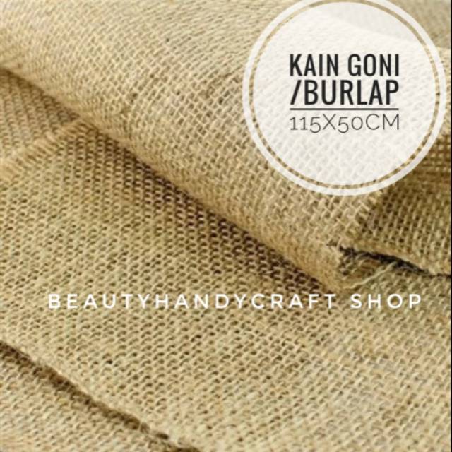 Kain goni /burlap per 100x80 cm