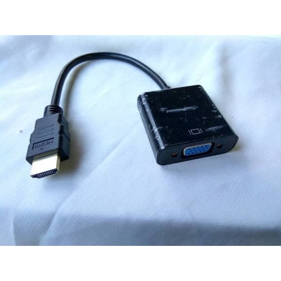 KABEL HDTV KE VGA FEMALE TO LCD TV PROYEKTOR CONVERTER LAPTOP PC