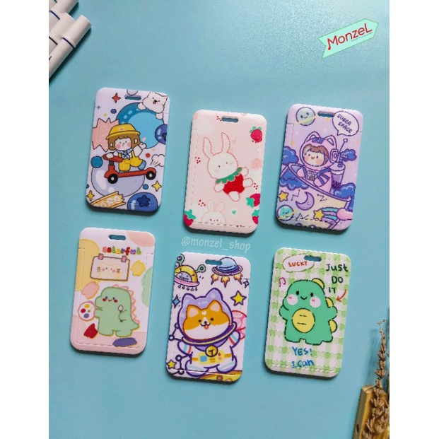 

Cute Card Case Holder Kpop Photo Card (PC) Bear Dino Rabbit