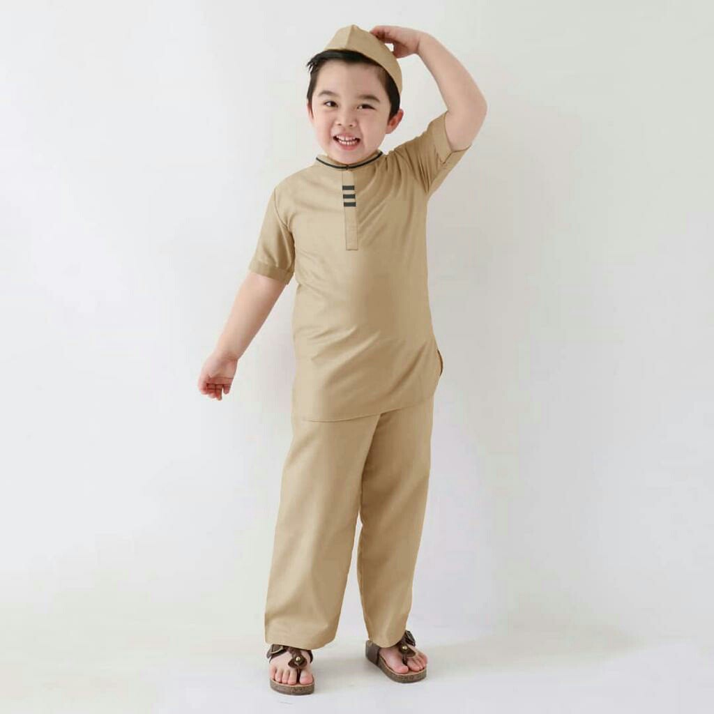 Setelan Koko Ikbol - Baju Muslim Anak Laki-laki - Baju Koko Anak Laki-laki Terbaru