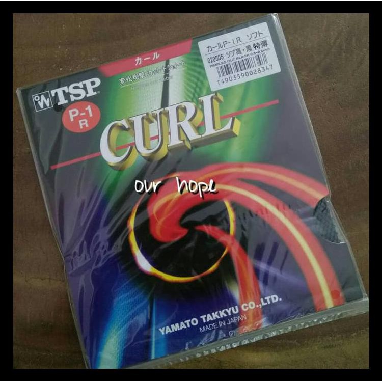 Karet Pingpong / Tenis Meja Tsp Bintik Panjang Curl P-1 /Curl P1 Terbaru