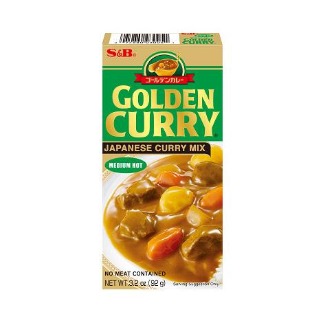 

S&B Golden Curry Sauce Medium Hot 92 GR