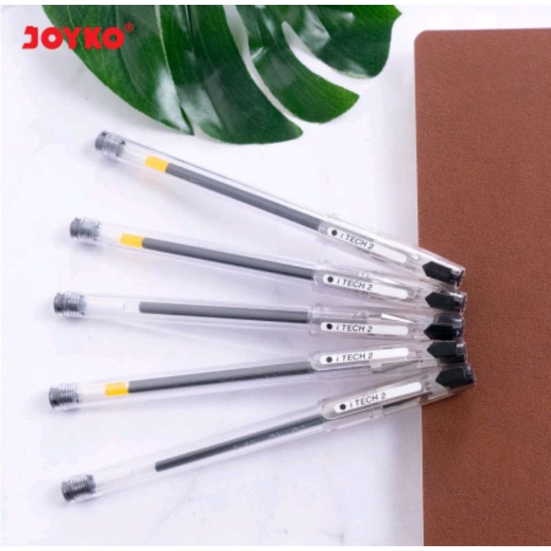 

Pulpen Bolpoin Pen Pena GEL PEN I-TECH 2 JOYKO GP-266 BLACK | PENA JELL WARNA HITAM 0,28mm | ECER untuk Maknai Kitab Kuning Santri Pondok Pesantren
