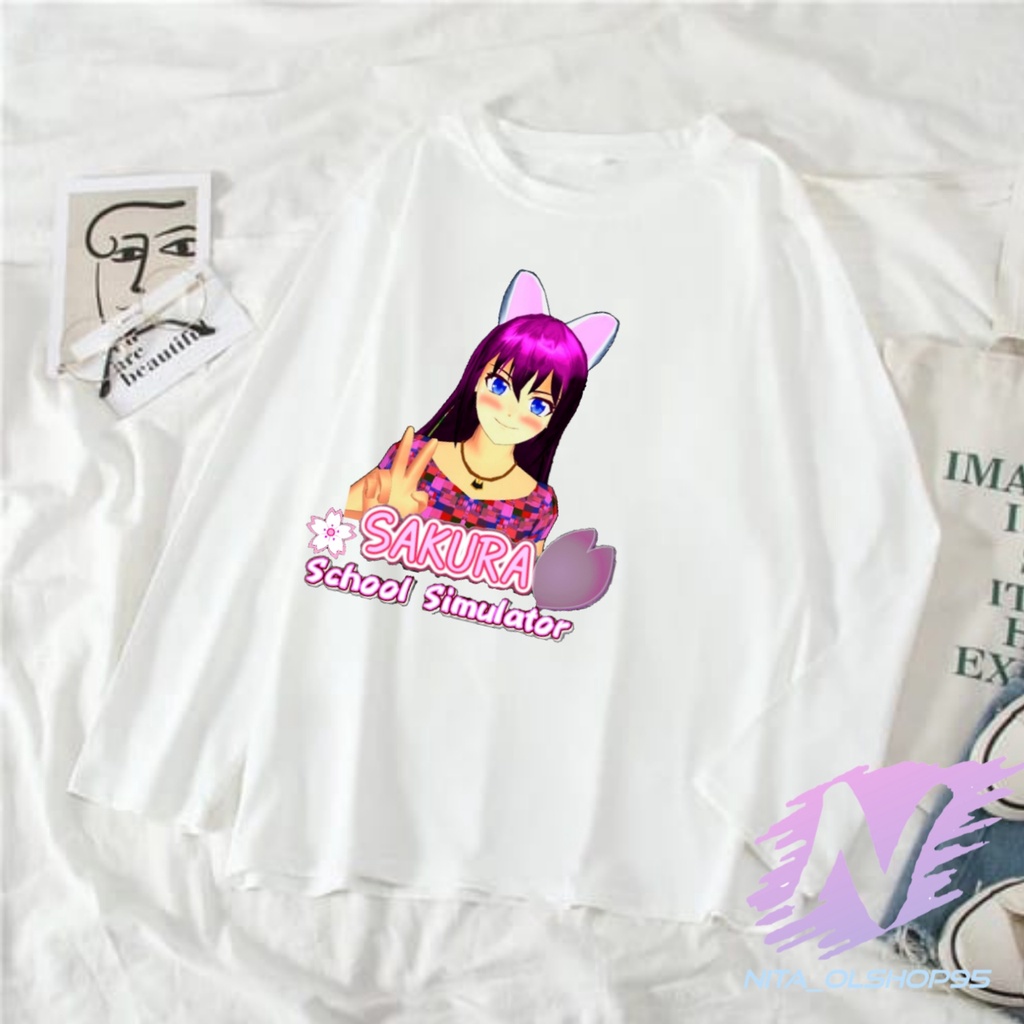 SAKURA SCHOOL SIMULATOR TERBARU kaos anak lengan panjang sakura school simulator baju kaos anak sakura