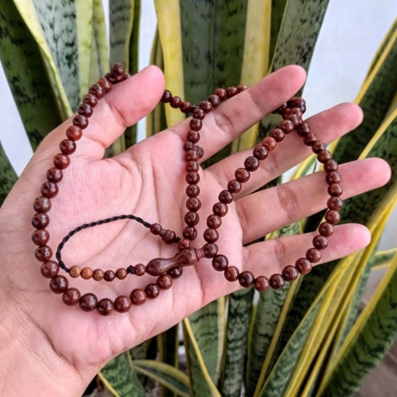 Tasbih 99 bulat kaukah kokka 6mm