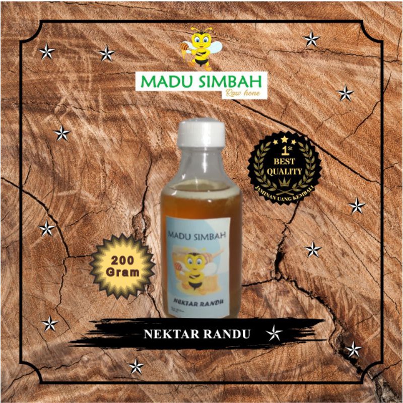 

MADU RAW HONEY 100% MURNI NEKTAR RANDU (200 gram)