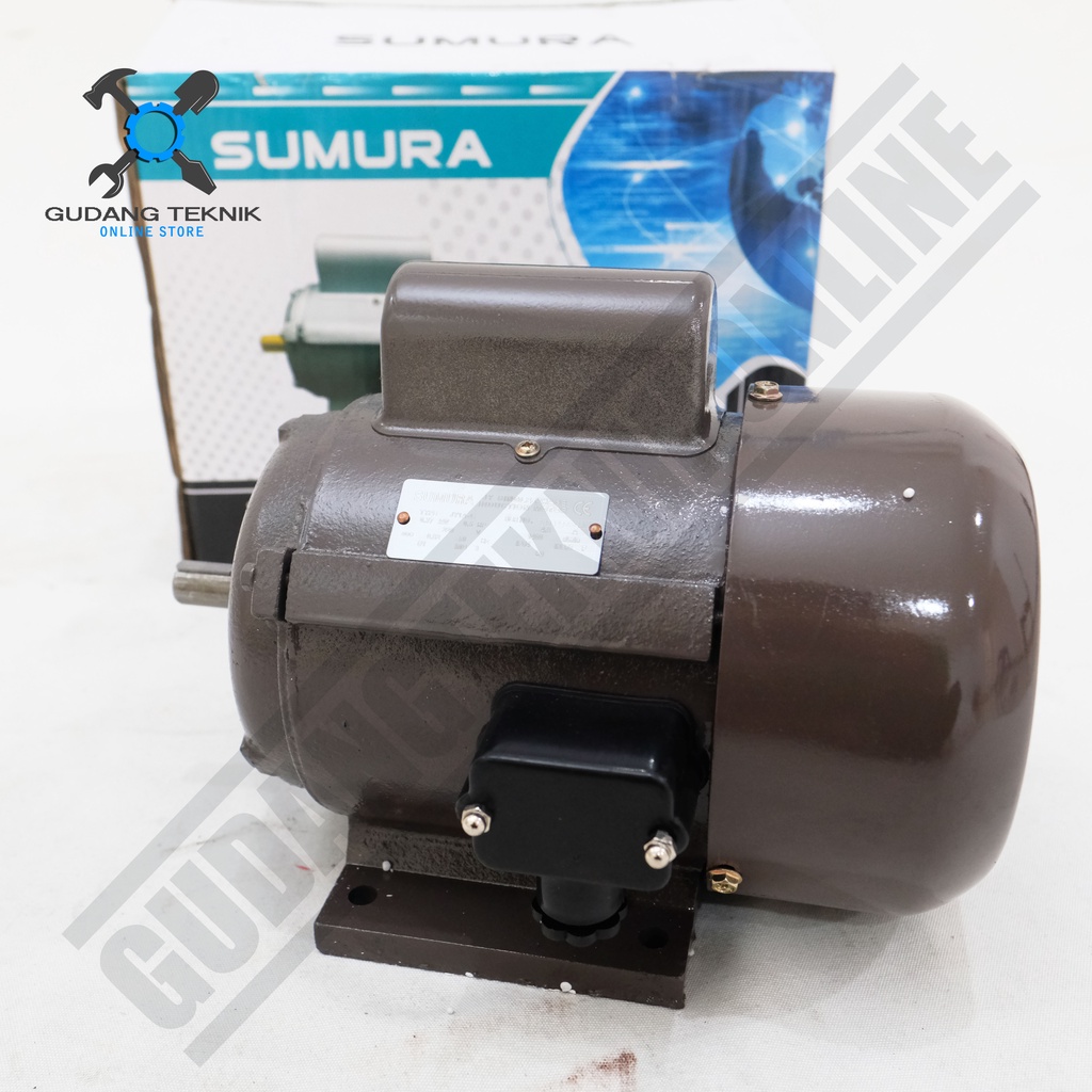 Dinamo Motor Penggerak 1Hp 4P 1Ph 1400Rpm SUMURA / Elektro Motor SUMURA 1Hp