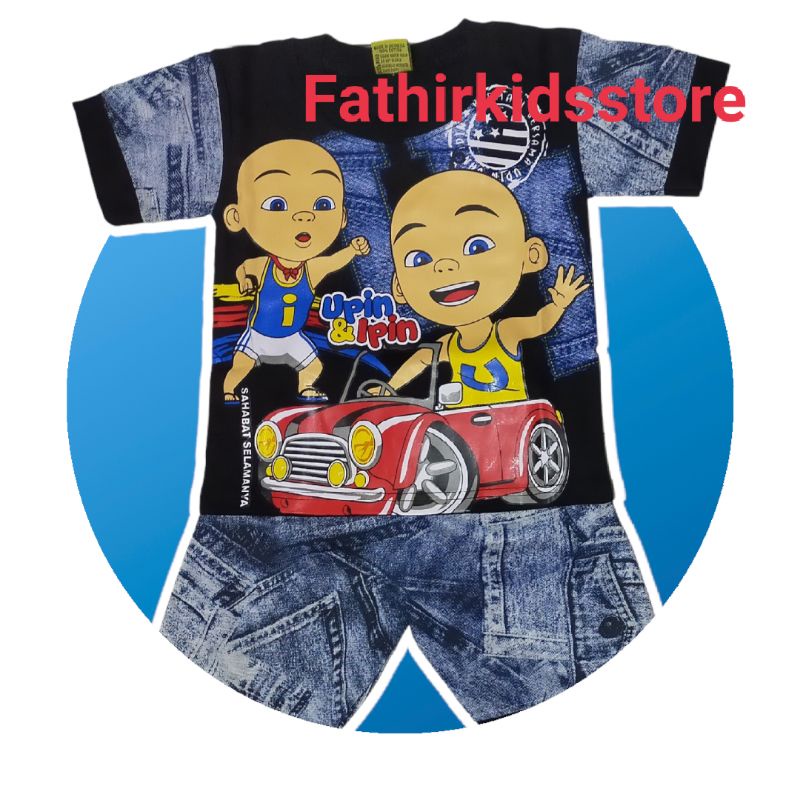 STELAN ANAK MOTIF MIXUE DAN KARAKTER UPIN-IPIN