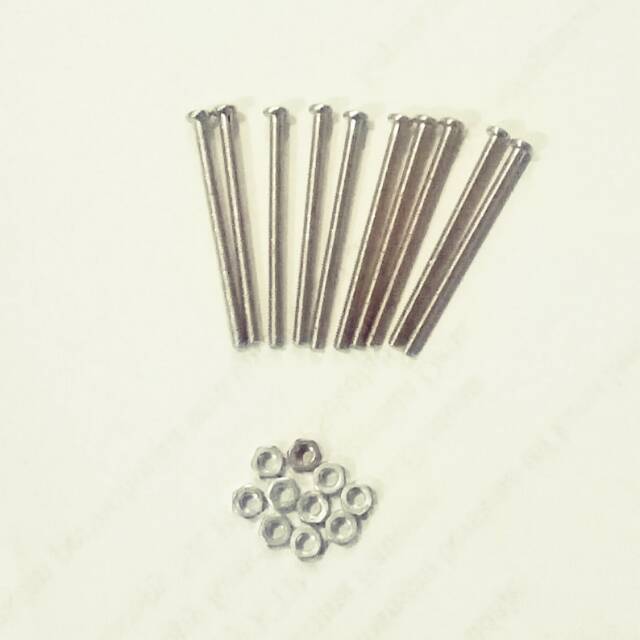 Mur baut tamiya 25mm 10 pasang