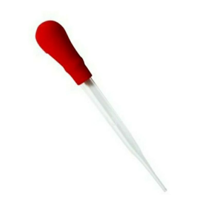 pipet tetes kaca dot merah