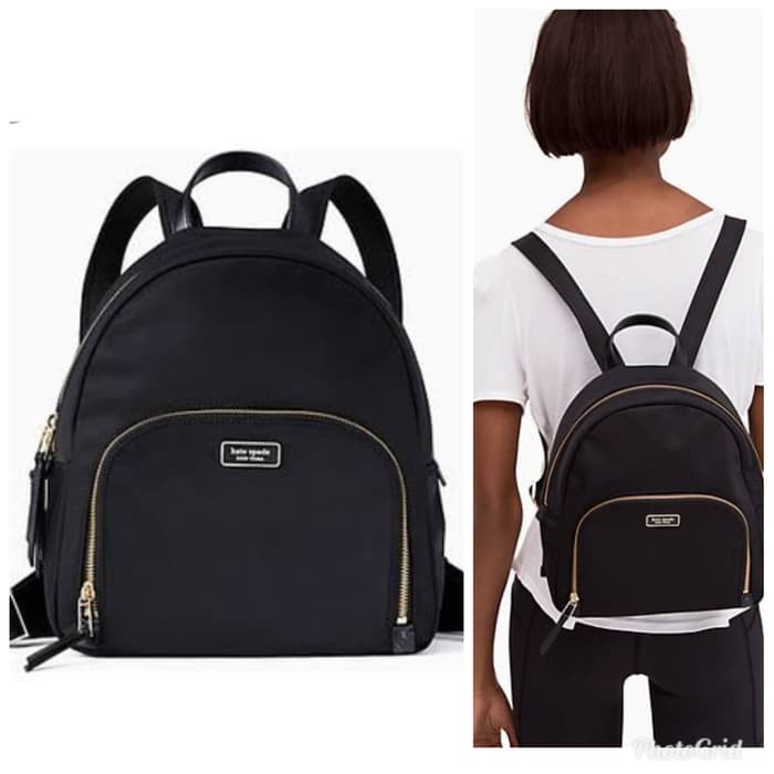 TAS WANITA KATE SPADE ORIGINAL - KATE SPADE DAWN BACKPACK NYLON BLACK