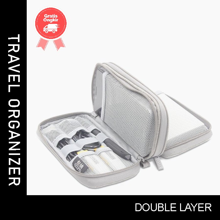 KOREAN TRAVEL POUCH | TRAVEL ORGANIZER | POUCH GADGET | GADGET ORGANIZER