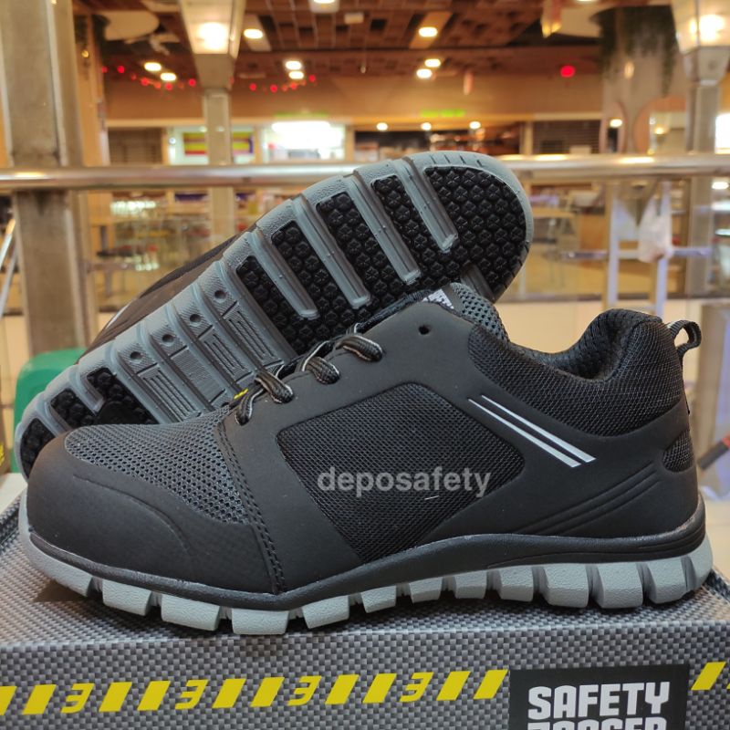 Sepatu Safety Jogger Ligero Hitam Original 100% - Safety Shoes JOGGER LIGERO Black