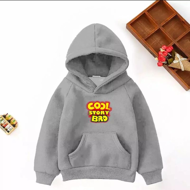 HOODIE ANAK COOL STORY BRO//SWEATER HOODIE ANAK UNISEX FLEECE TEBAL TERBARU'