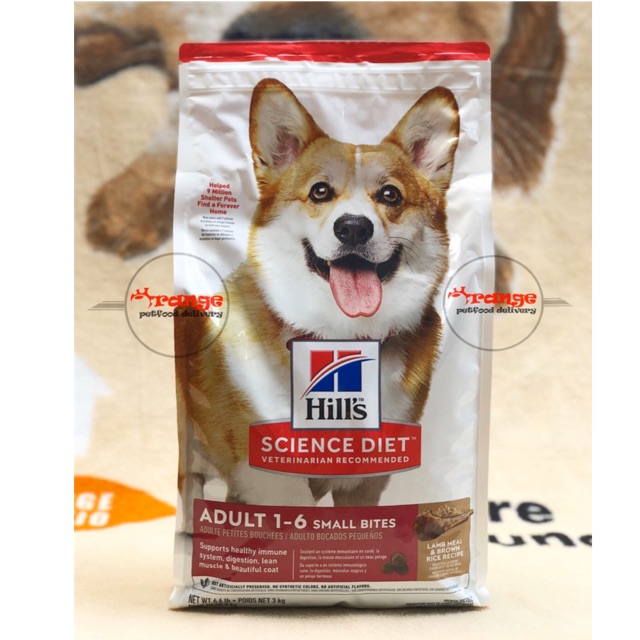 Science Diet Adult Lamb Brown Rice Small Bites 3 Kg Hill S Dog Food Makanan Anjing Shopee Indonesia