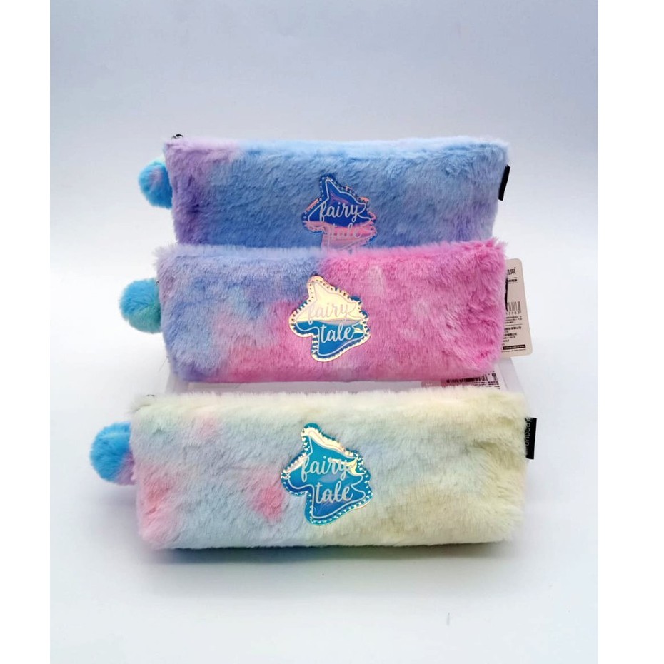 

Tempat Pensil Tie Dye / Pensil Case Motif Tie Dye Fairy Tale pom pom / Pencase Tie Dye Pastel
