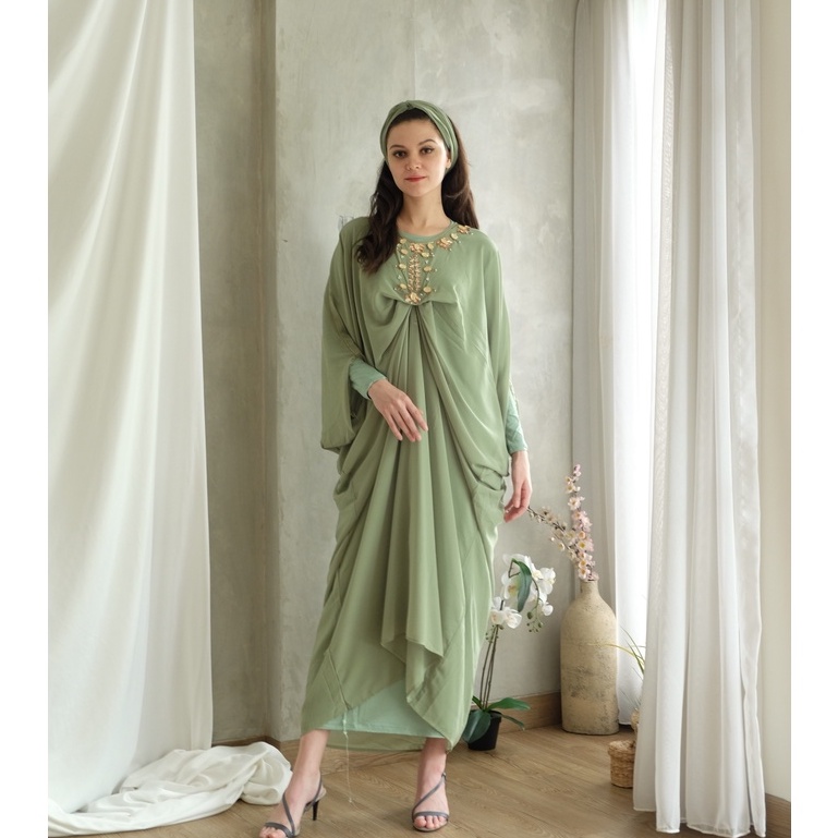 Hala Kaftan Dress - Pakaian Wanita Idul Fitri