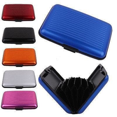 DOMPET KARTU ALUMUNIUM TAHAN AIR CARD GUARD HOLDER WATERPROOF