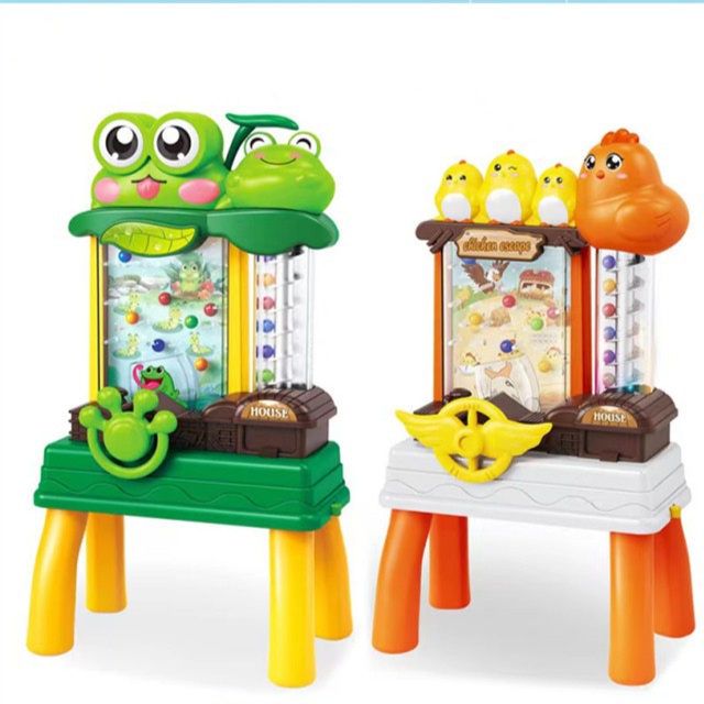 [Jualsemua18](899)Mainan Tangkap Bola Otomatis Motif Kodok Dan Ayam Lengkap Music Dan Lampu / Automatic Ball Catching Game With Music And Lightning
