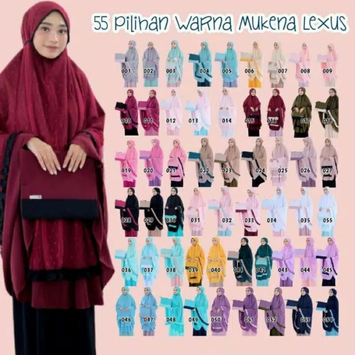 TERLARIS MUKENA PRANCIS LEXUS MUKENA TULLE LEXUS ORIGINAL BY DALANOVA