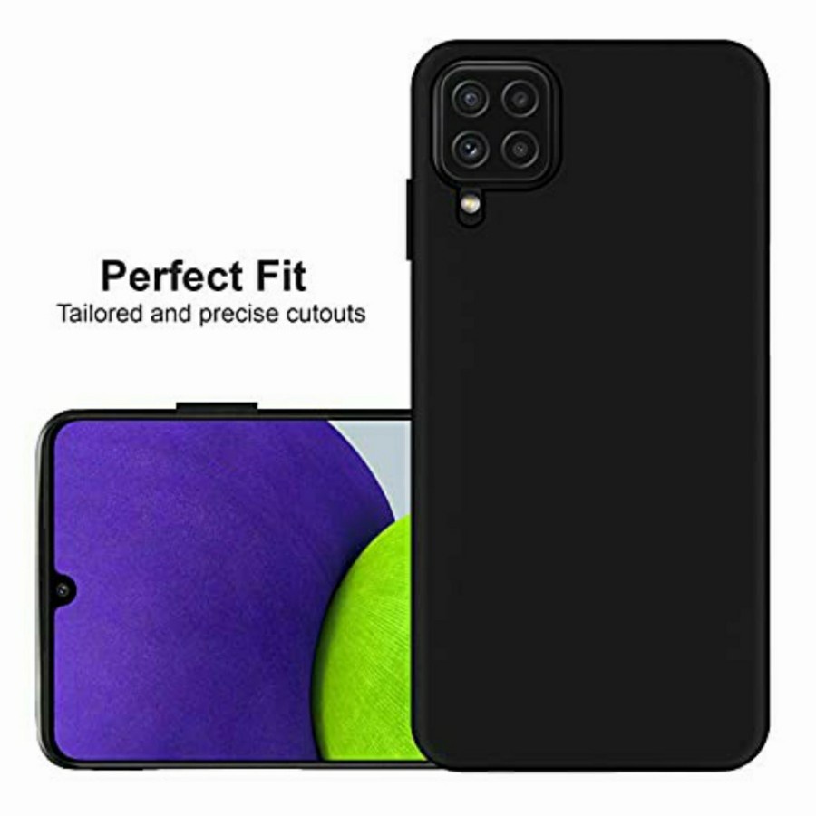 TPU HITAM Soft Case SAMSUNG A22 4G