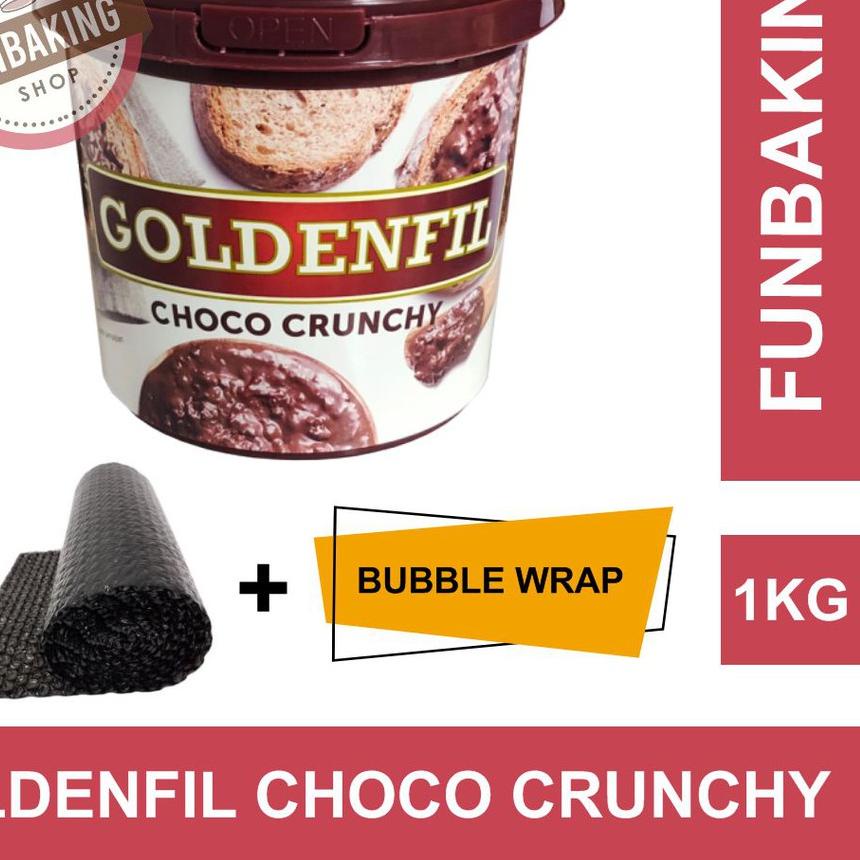 

limited STOCK!FunBaking - GOLDENFIL Selai Coklat 1 KG FREE BUBBLE WRAP|RA8