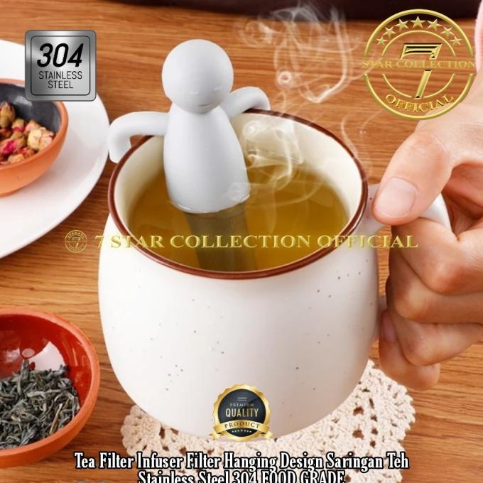 

[COD] Tea Filter Infuser Filter Hanging Design Saringan Teh Stainless Steel [COD]