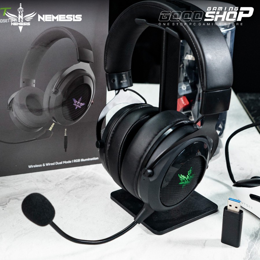 NYK W-50 / W50 BEAST Headset Gaming Wireless 2.4GHZ DUAL MODE