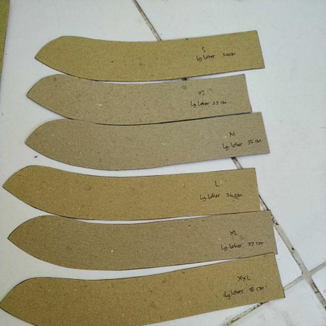 Jual Pola Kerah Shanghai [ready Semua Ukuran]