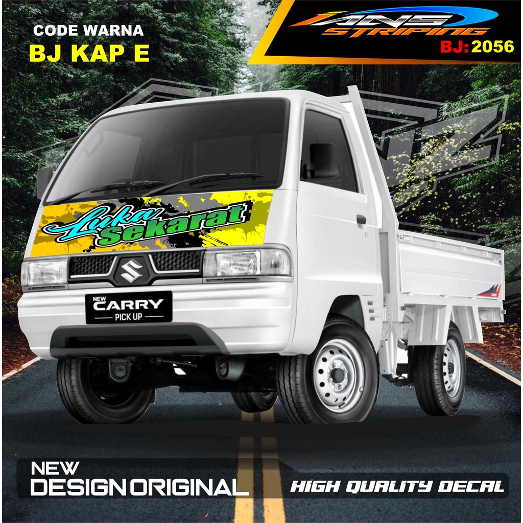 STIKER KABIN CARRY L300 PICK UP / STIKER KABIN CARRY L300 / STIKER KAP CUP DEPAN L300 PICK UP / STIKER MOBIL